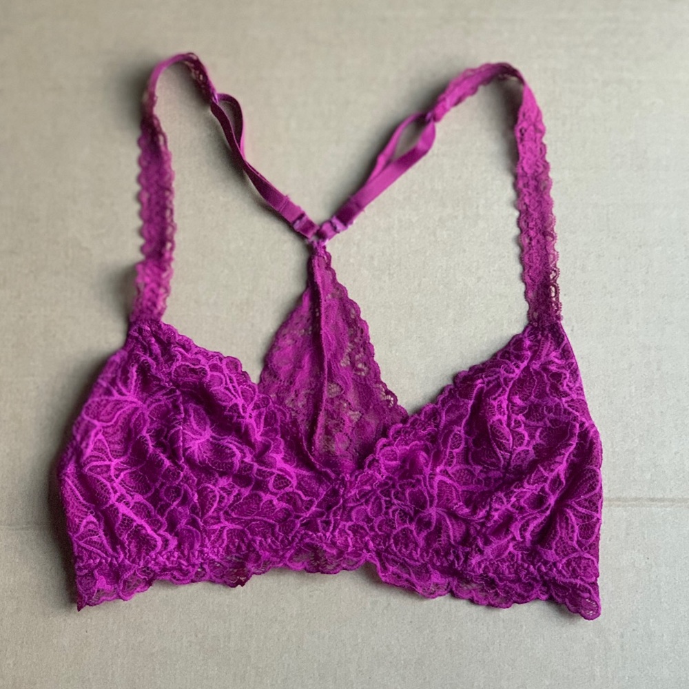 3/$15 Magenta Lace Bralette